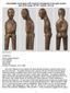 Ammassalik wood figure with traces of red pigment in the eyes, mouth, and on the body, 18 th /19 th century, 12.5 cm