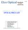 Elco Optical Company Dundalk   Ph: Fax: Calotherm Products.