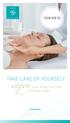 FROM NOK 95,- -enjoy a day at the Color Spa TAKE CARE OF YOURSELF. & Fitness Center. Treatments