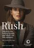 Rush. the. Discover the hottest trends and what s on this autumn. East Terrace Now Open. PG1. Rushden Lakes AW18 SHOP. EAT.