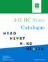 4-H BC Store Catalogue