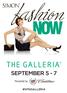 SEPTEMBER 5-7. Presented by: #SFNGALLERIA