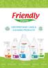 CERTIFIED BABY CARE & CLEANING PRODUCTS