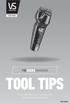 THEBEARDDESIGNER TOOL TIPS. for the revolutionary 3D cutting system for ultimate beard perfection VSM500A