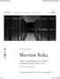 Miroslaw Balka. Pirelli HangarBicocca and Galleria Raffaella Cortese, Milan, Italy. Curated by Vicente Todolí, Crossover/s, Miroslaw Balka s